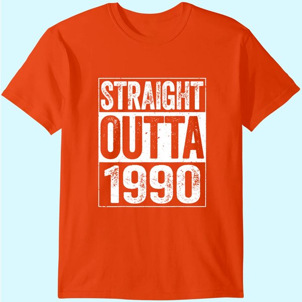 Straight Outta 1990 T-Shirt 31St Birthday T Shirt-image