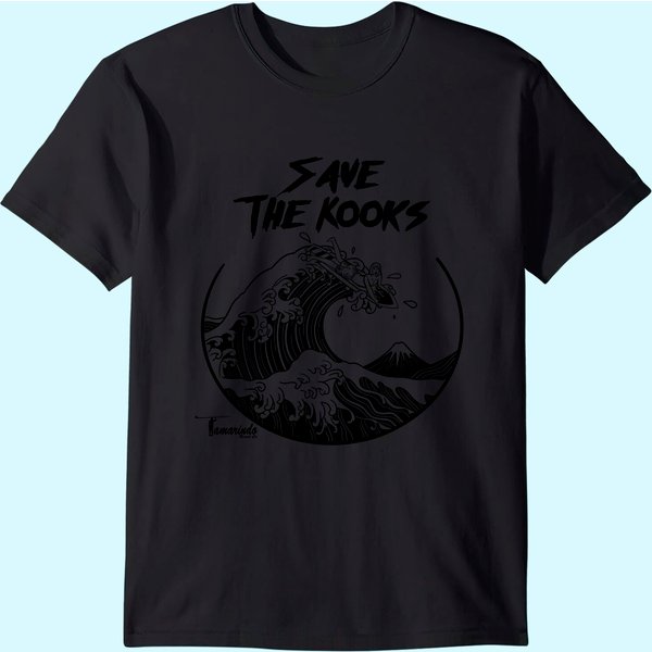 Save The Kooks Funny Surf T Shirt-image