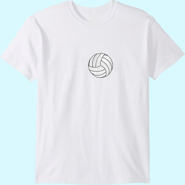Volleyball Heartbeat Shirts As T Shirt