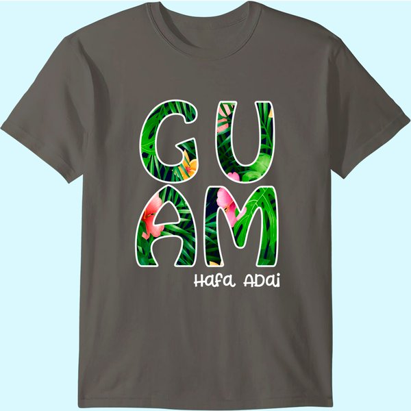 Guam Flowers - Hafa Adai T-Shirt-image