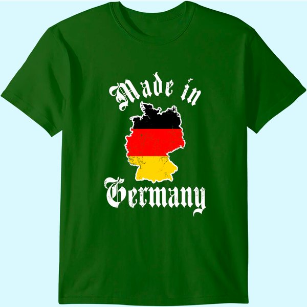 Made In Germany Flag Born Deutschland T-Shirt-image