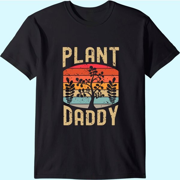 Nature Flower Botanical Plant Daddy Indoor Gardening Lover T-Shirt-image