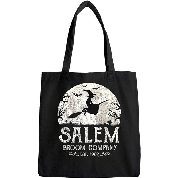 Salem Broom Company Shirt Grunge Halloween Witch Bags-image