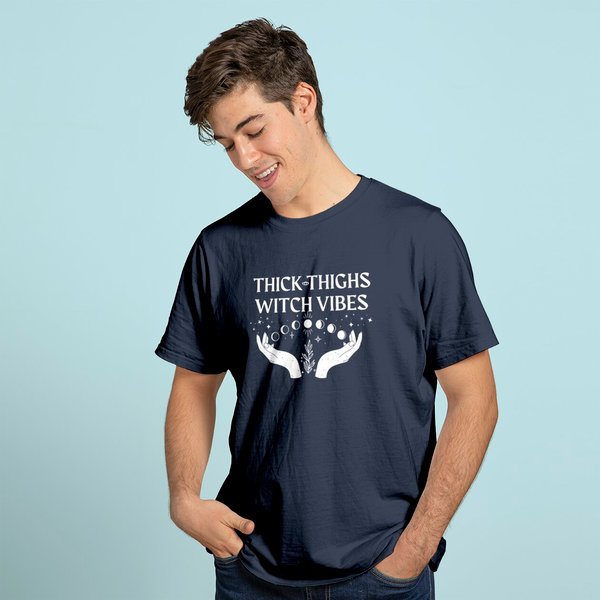 Thick Thighs Witch Vibes T-Shirt-image