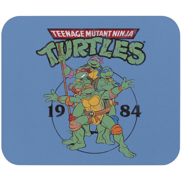 Teenage Mutant Ninja Turtles Classic Circle 1984 Mouse Pad-Mouse Pad-image