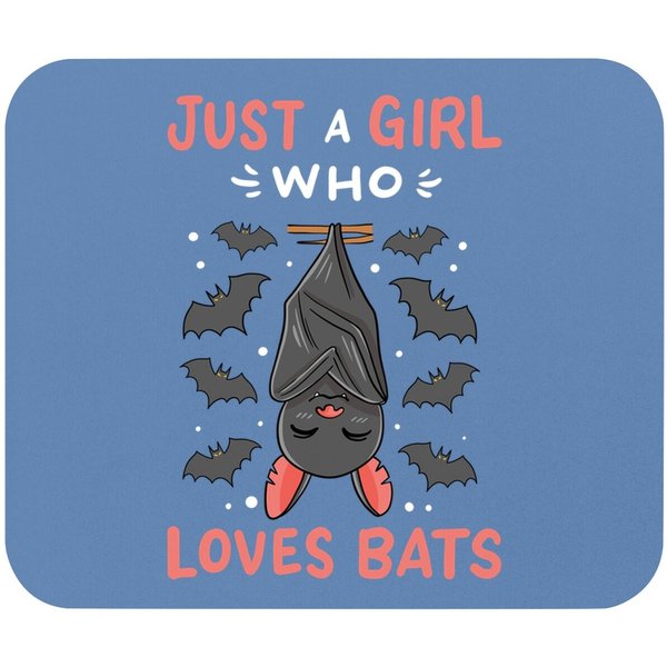 Bat Just A Girl Who Loves Bats Bat Lover Gift Mouse Pad-image