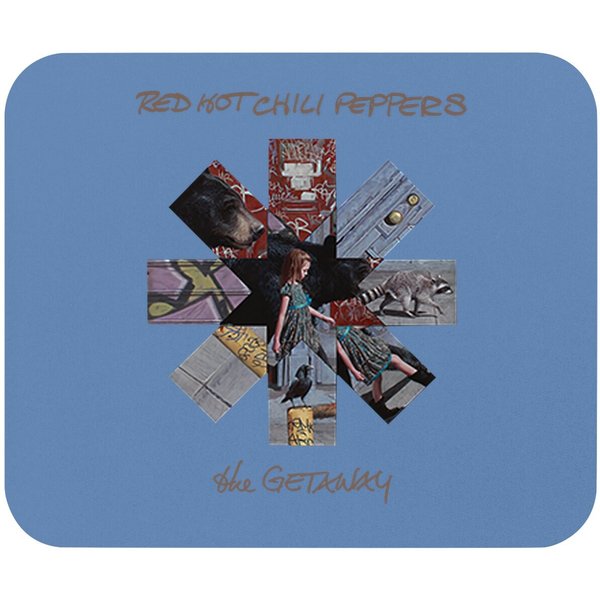 Red Hot Chili Peppers Getaway Album Asterisk Slim Fit Mouse Pad Black-image