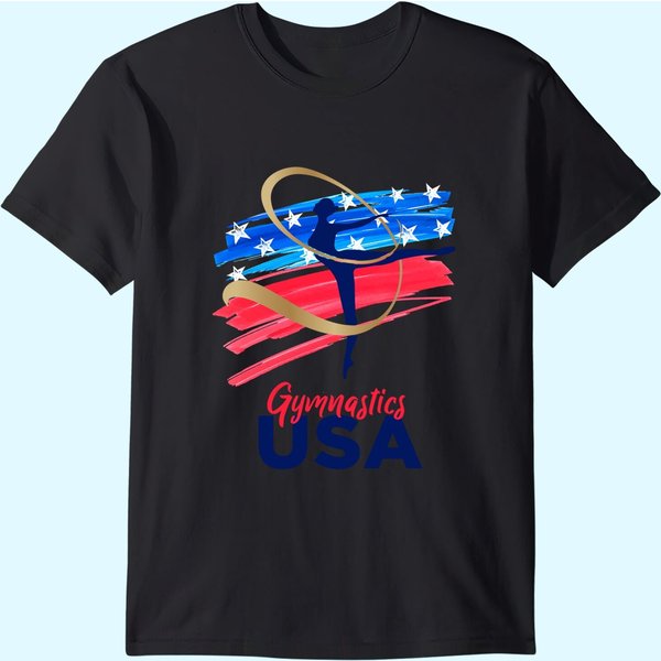 Gymnastics Usa Support The Team T Shirt-image