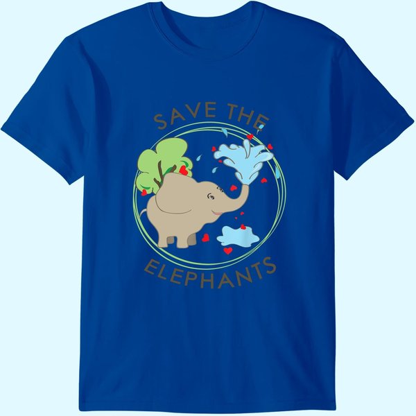 Save The Elephants T Shirt-image
