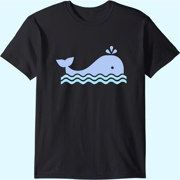 Blue Whale T Shirt-image
