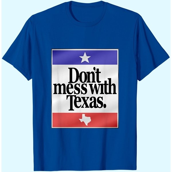 Mens Don't Mess With Texas Flag T Shirt-image