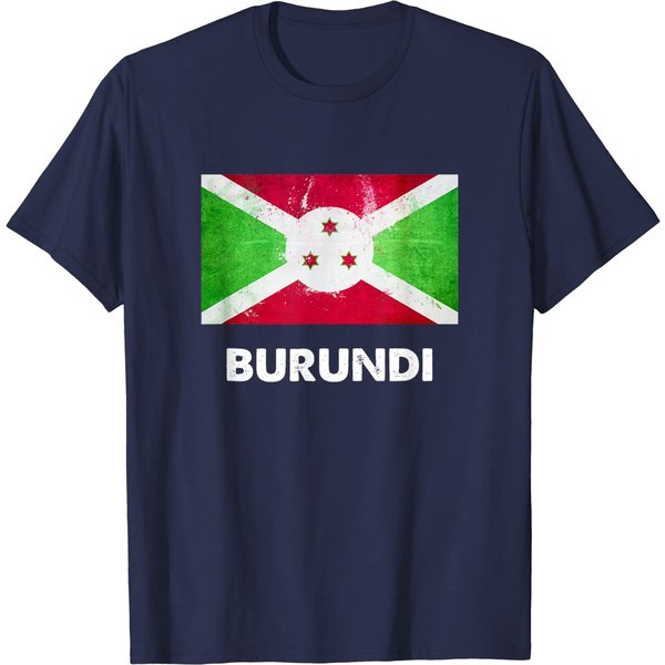Burundi T Shirt Burundian Flag-image