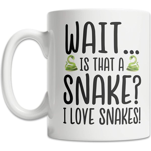 Is That A Snake? I Love Snakes Mug - Cute Snake Tea Cup
