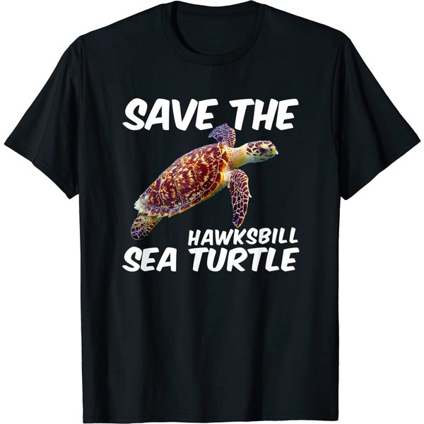 Save The Hawksbill Sea Turtle T Shirt-image