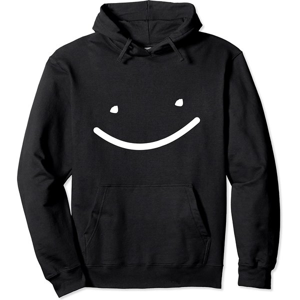 Black Smile Men Women Girls Kids Boys Merch Pullover Hoodie-image