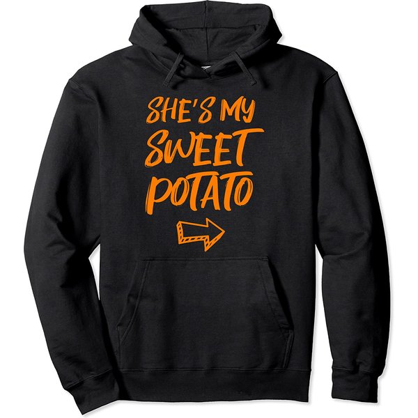 She's My Sweet Potato Hoodie Couple's Matching Pullover Hoodie-image