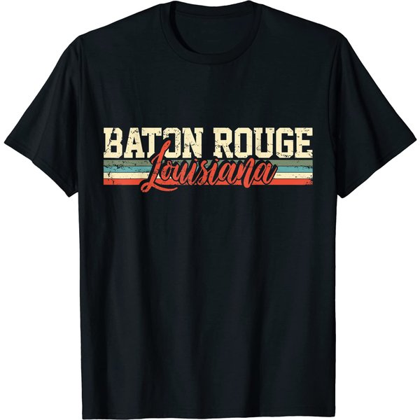 Baton Rouge Louisiana Vintage Gift T-Shirt-image