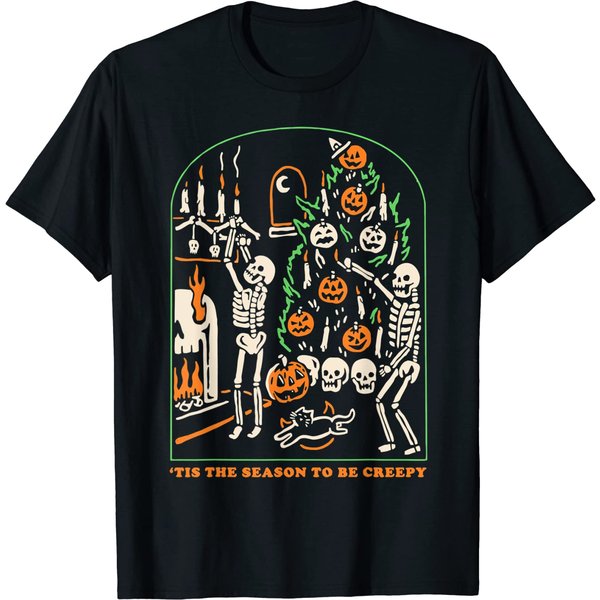Halloween Creepy Season The Season To Be Creepy T Shirt-image