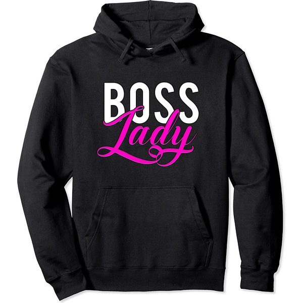 Boss Lady Entrepreneur Business Saying Pullover Hoodie-image