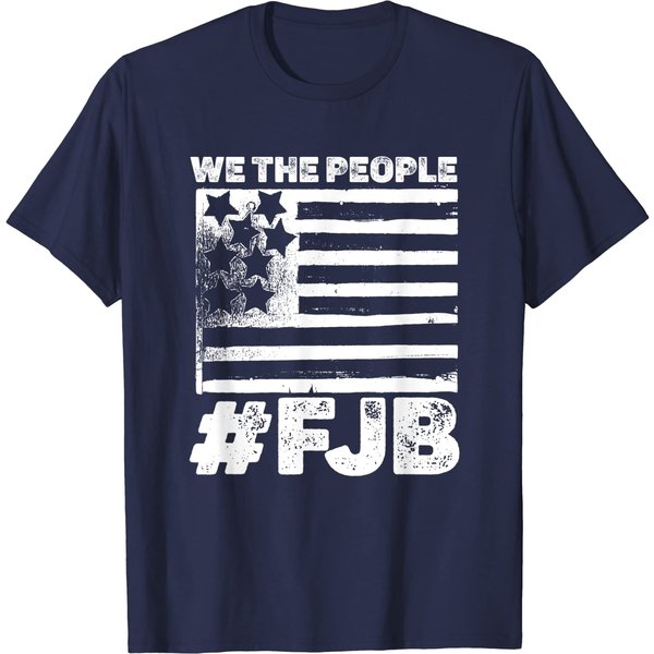 White Grunge Fjb Pro America T-Shirt-image