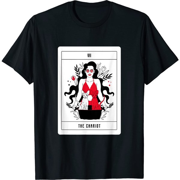 The Chariot Tarot Card T-Shirt-image