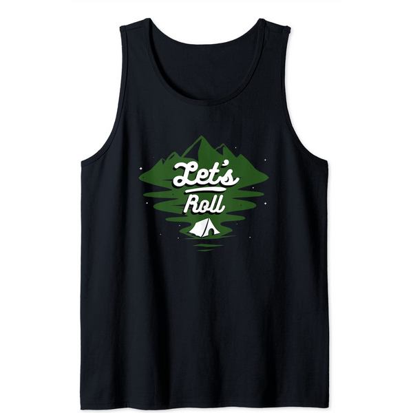 Camping Let's Roll Tank Top-image