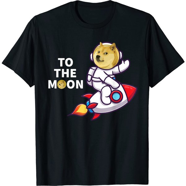 Dogecoin To The Moon T Shirt-image