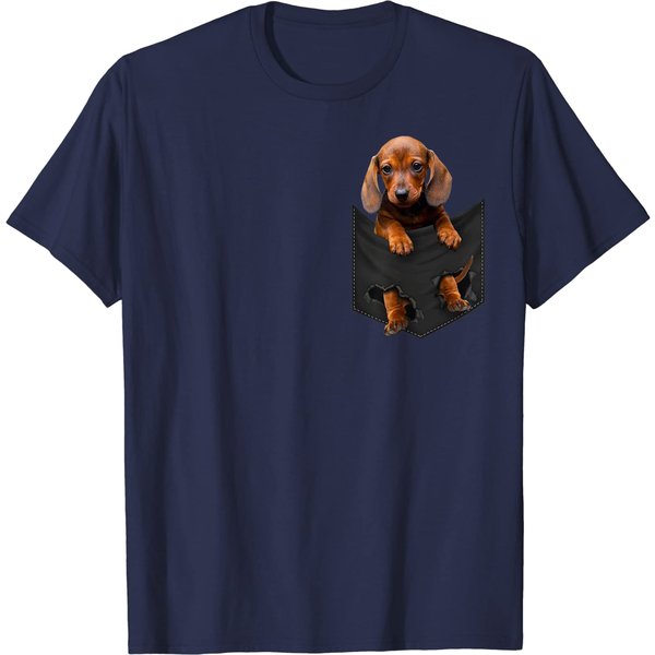 Dog In Pocket T-Shirts-image