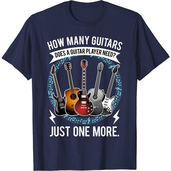 Guitar T Shirt How Many Guitars Gift For Guitar Player T-Shirt-image