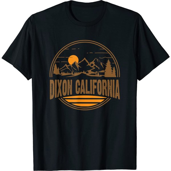 Dixon T-Shirt California Mountain Hiking Souvenir Print-image