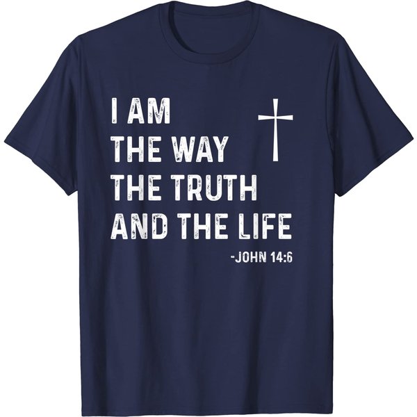 Symbol Of Truth T-Shirt I Am The Way The Truth The Life-image