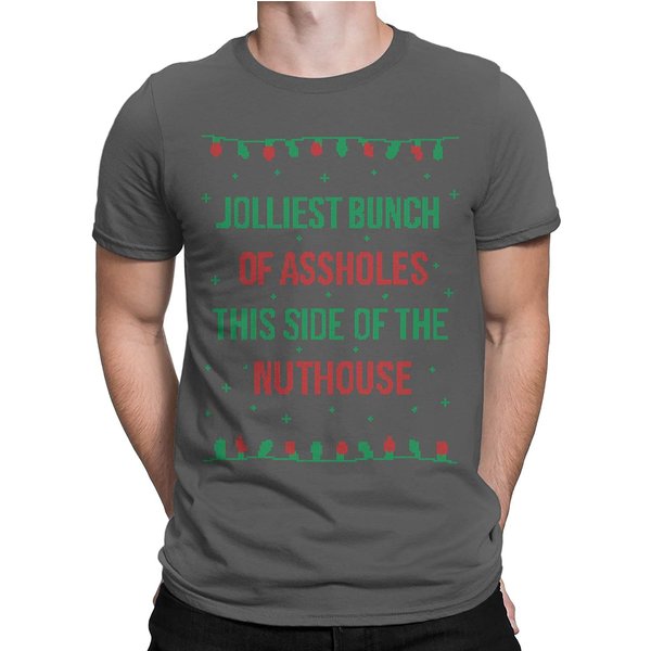 Retta Jolliest Bunch Of A-Holes Ugly Christmas Men's T-Shirt-image