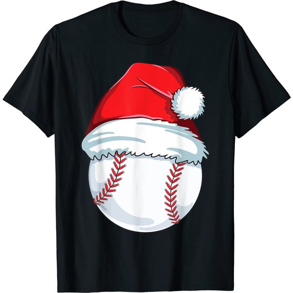 Christmas Baseball T-Shirt-image