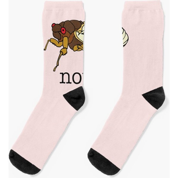 Cicada Unisex Socks Nope-image