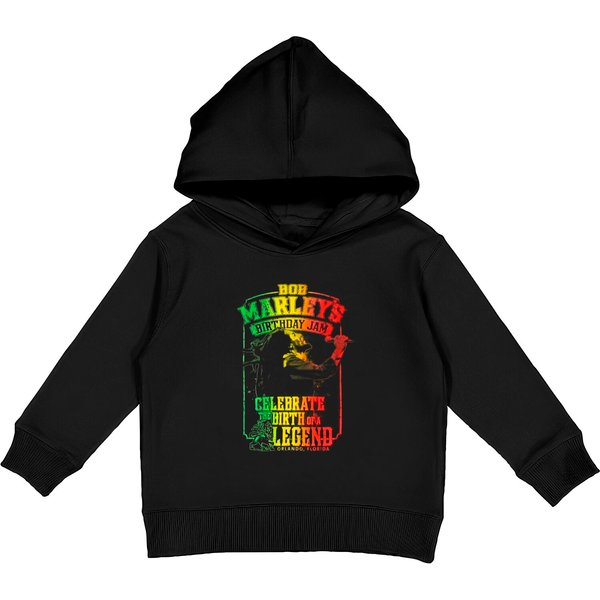 Bob Marley's Birthday Kids Pullover Hoodie-image