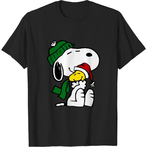 Snoopy Hug Cute Christmas T-Shirts-image