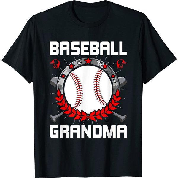 Baseball Grandma Baseball Lover T-Shirt-image