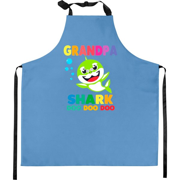 Kitchen Apron Grandpa Shark-image