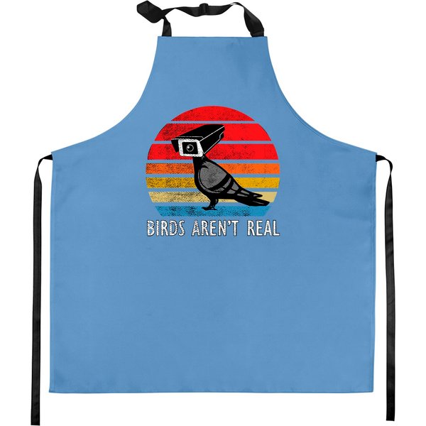 Birds Aren't Real Real Vintage Kitchen Apron Are Not-image