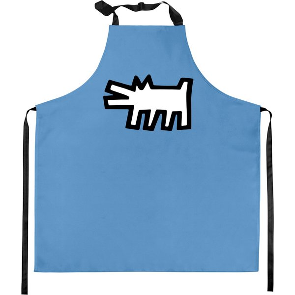 Keith Haring Kitchen Apron The Barking Dog Icon, 1990 Street Art-image