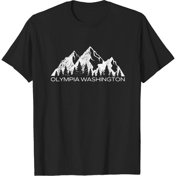 Olympia Washington Mountain T Shirt-image