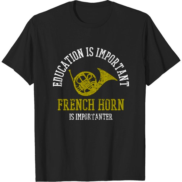 French Horn Player Instrument Music Teacher Tt Shirt-image