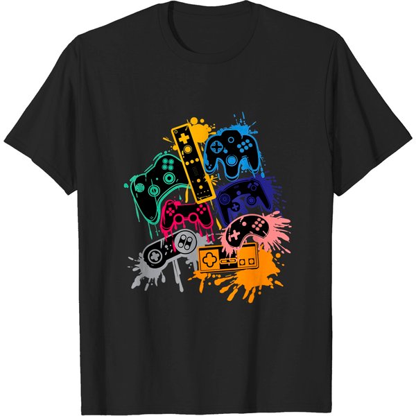 Control All The Things Video Game Controller T Shirt-image