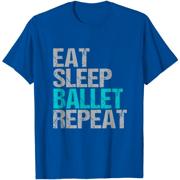 Eat Sleep Ballet Repeat Tshirt-image