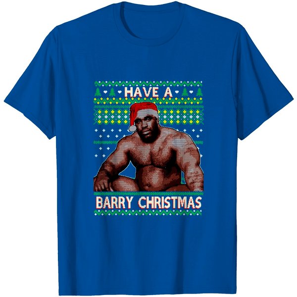 Have-A-Barry-Christmas-Barry-Wood-Ugly-Christmas T-Shirt-image