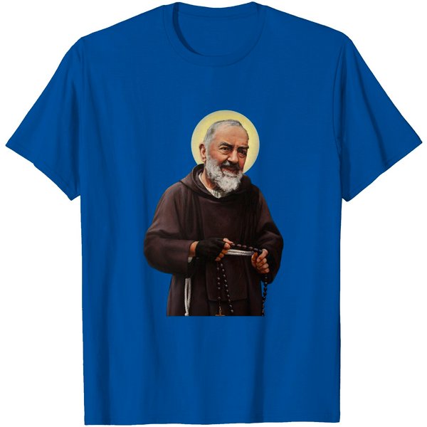St Padre Pio Prayer Cross Catholics Holy Saints Tshirt T-Shirt-image