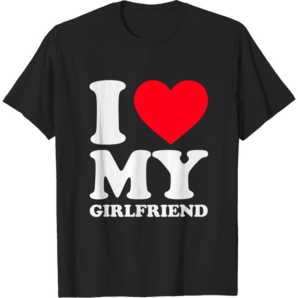 I Love My Girlfriend Shirt I Heart My Girlfriend Shirt Gf T-Shirt-image