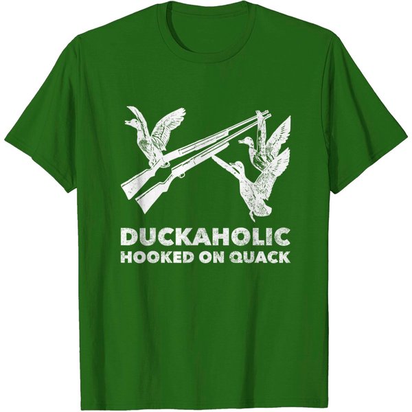Duckaholic Hooked On Quack Father's Day Gifts T-Shirt-image