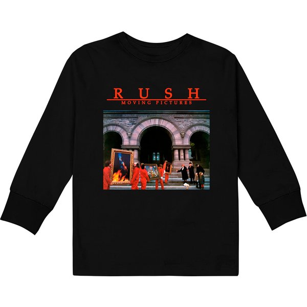 Rush Moving Pictures Kids Long Sleeve T-Shirt-image