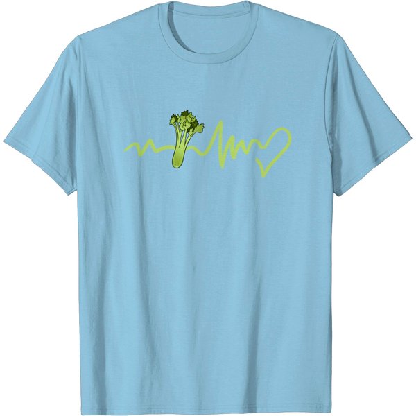 Celery Heartbeat Celery Lover T-Shirt-image